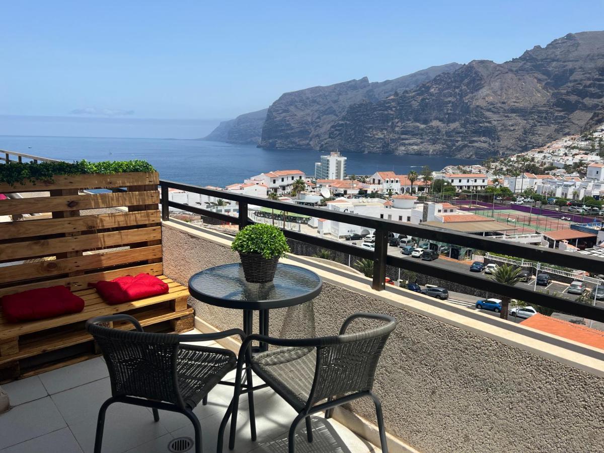 Studio With Fantastic Sea View In Los Gigantes Puerto de Santiago  Esterno foto